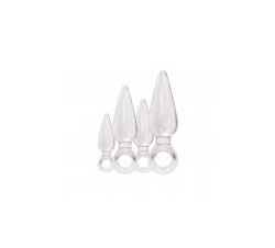Jolie Trainer Kit Anal Plugs Clear 4 Pieces 